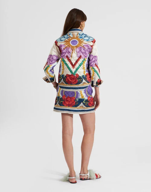 Edie Skirt Taormina Placée Ivory In Twill 2 Edie Skirt Taormina Placée Ivory In Twill - Image 2