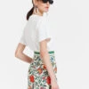 Baia Mini Skirt Dragonflower Mini Multicolor In Shot Cotton