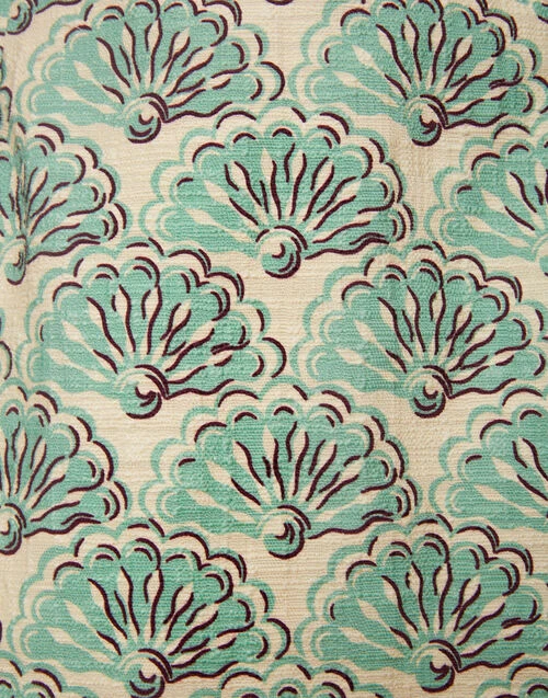 Baia Mini Skirt Fans Mint In Shot Cotton 8 Baia Mini Skirt Fans Mint In Shot Cotton - Image 8