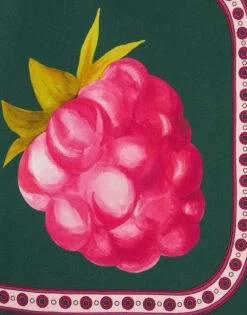 Foulard Mini Skirt Lampone Placée Emerald In Envers Satin -Fashion Clothing SKI0110VIS011FMB06 GR04 5