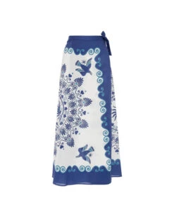 Flipper Skirt Olympus Placée Cream In Cotton Voile -Fashion Clothing SKI0122COT056OLY01 WH03 7