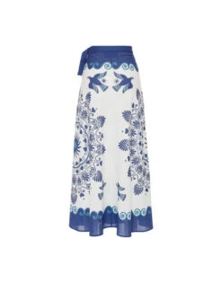 Flipper Skirt Olympus Placée Cream In Cotton Voile -Fashion Clothing SKI0122COT056OLY01 WH03 8