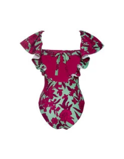 Scarlett Swimsuit Lilium Purple In Piquet Lycra -Fashion Clothing SWI0034LYC002LIL01 PU01 5