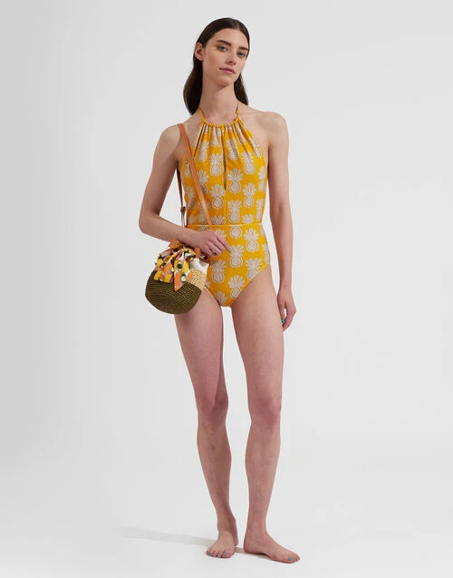 Esther Swimsuit Pineapple Sunflower In Lycra