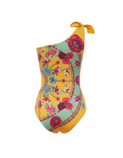 Goddess Suit Zodiac Placée Marigold In Supreme Lycra -Fashion Clothing SWI0058LYC006ZOD01 OR05 6