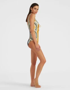 Sunset Suit Sleeveless Mudejar Placée Marigold In Supreme Lycra -Fashion Clothing SWI0059LYC006MUD01 OR05 2