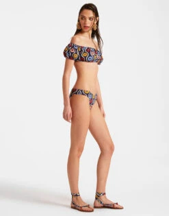 Mirage Top Whitsun Mini Blue In Piquet Lycra -Fashion Clothing SWI0063LYC002FSK02 BU03 3