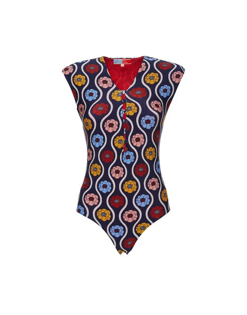 Tutto Suit Whitsun Mini Blue In Lycra 5 Tutto Suit Whitsun Mini Blue In Lycra - Image 5