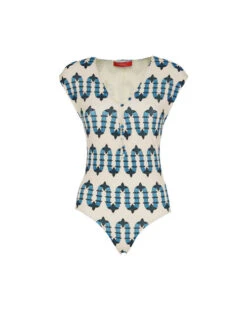 Tutto Suit Scirocco Ivory In Lycra -Fashion Clothing SWI0068LYC001SCI01 WH04 7