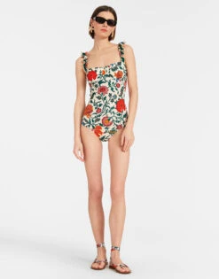 Boop Swimsuit Dragonflower Mini Multicolor In Lycra