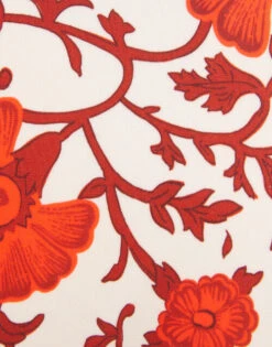 Fonda Top Dragonflower Mini Red In Lycra -Fashion Clothing SWI0074LYC001DRE02 RE01 7