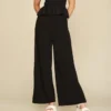 She + Sky Side Slit Heavy Knit Pants