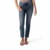 Silver Avery High Rise Straight Jean