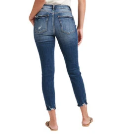 Silver Avery Skinny Crop -Fashion Clothing Silver Avery Skinny Crop INDIGO 3 02773.1710518270