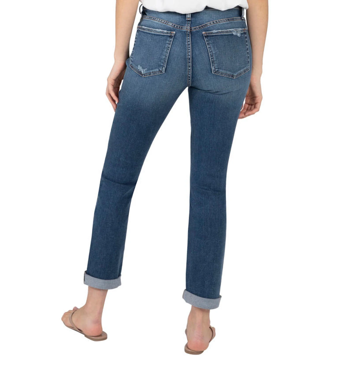 Silver Beau Mid Rise Girlfriend Jean 3 Silver Beau Mid Rise Girlfriend Jean - Image 3