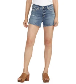 Silver Elyse 4" Short - L53005CVS305