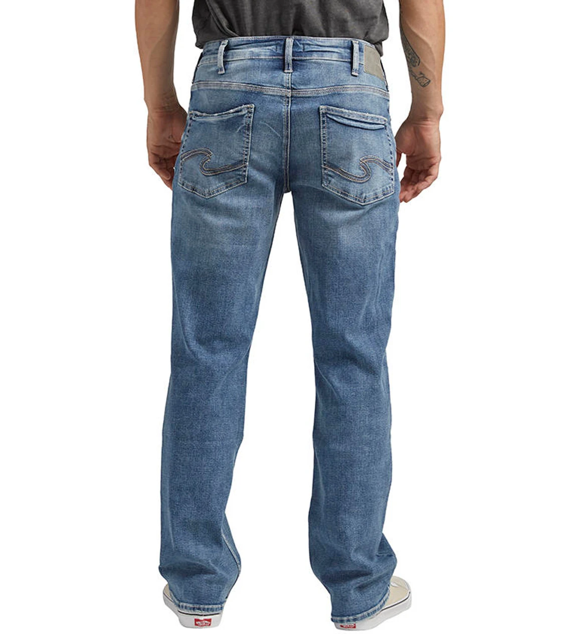 Silver Gordie Relaxed Fit Jean 2 Silver Gordie Relaxed Fit Jean - Image 2