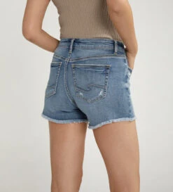 Silver Suki 4" Short - L53946CVS264 -Fashion Clothing Silver Suki 4 Short L53946CVS264 INDIGO 3 13106.1713382980
