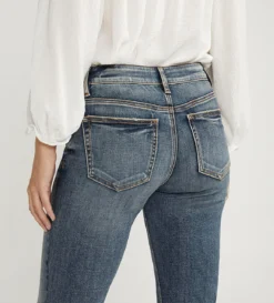 Silver Suki Kick Flare - L43981CVS390 -Fashion Clothing Silver Suki Kick Flare L43981CVS390 INDIGO 3 58386.1713381030