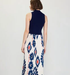 Skies Are Blue Pleated Midi Dress -Fashion Clothing Skies are Blue Pleated Midi Dress IVORYNV 3 78581.1714488824