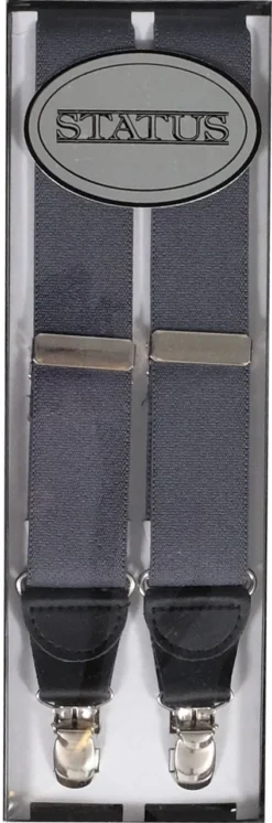 Status Drop Clip Suspenders -Fashion Clothing Status Drop Clip Suspenders BLACK 1 91537.1710943494