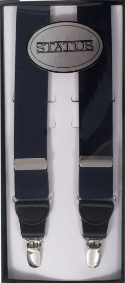 Status Drop Clip Suspenders -Fashion Clothing Status Drop Clip Suspenders NAVY 1 24221.1710943485
