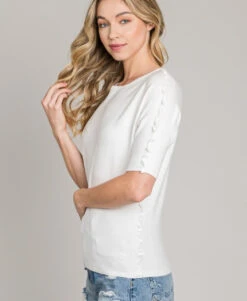 Super Soft Ruffled Dolman Top 7 Super Soft Ruffled Dolman Top -Fashion Clothing Super Soft Ruffled Dolman Top OFFWHT 2 76104.1711566085