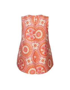 La Scala Top Sun Orange In Jacquard 12 La Scala Top Sun Orange In Jacquard -Fashion Clothing TOP0016JCQ074SUN01 OR02 5