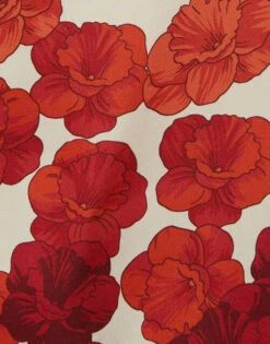 Palazzo Pants Haze Placèe Red In Silk Twill -Fashion Clothing TRO0003SIL001HAZ01 RE01 6