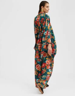 Palazzo Pants Hottie Emerald In Silk Twill 9 Palazzo Pants Hottie Emerald In Silk Twill -Fashion Clothing TRO0003SIL001HOT01 GR04 2