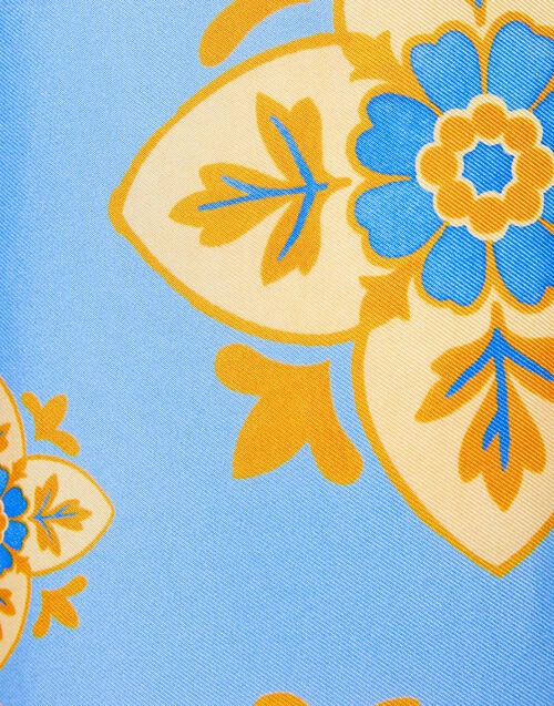 Palazzo Pants Partenope Light Blue In Silk Twill 7 Palazzo Pants Partenope Light Blue In Silk Twill - Image 7