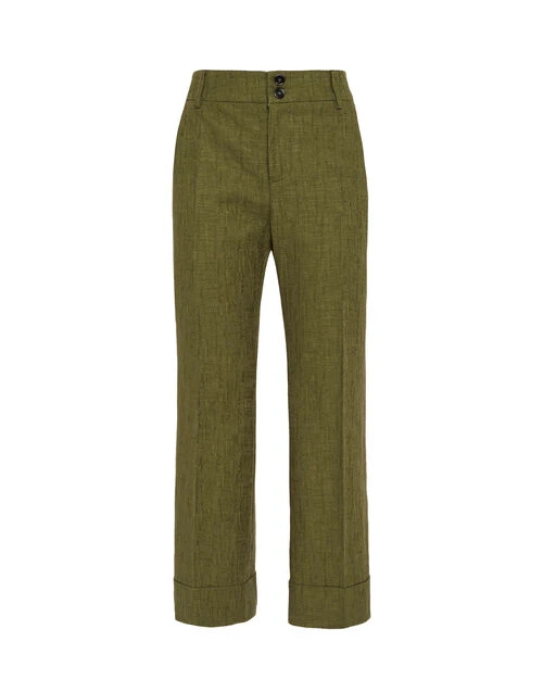 Hendrix Pants Solid Camouflage In Shot Cotton 6 Hendrix Pants Solid Camouflage In Shot Cotton - Image 6