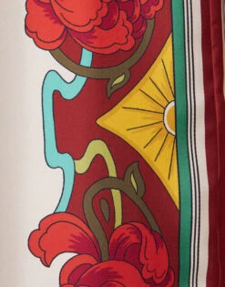 Palazzo Pants Taormina Placée Ivory In Twill Silk -Fashion Clothing TRO0026SIL006LRT01 WH04 6