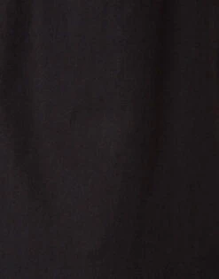 Drawstring Pants Solid Black In Crisp Poplin -Fashion Clothing TRO0053COT043SOLID BL01 9