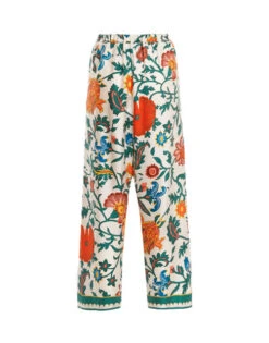 Drawstring Pants Dragonflower Multicolor In Silk Twill 14 Drawstring Pants Dragonflower Multicolor In Silk Twill -Fashion Clothing TRO0053SIL001DRE01 MU01 8