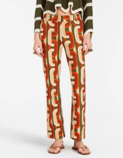 24/7 Pants Prometheus Pale Pink In Shot Cotton -Fashion Clothing TRO0069COT005EUS01 PI02 2