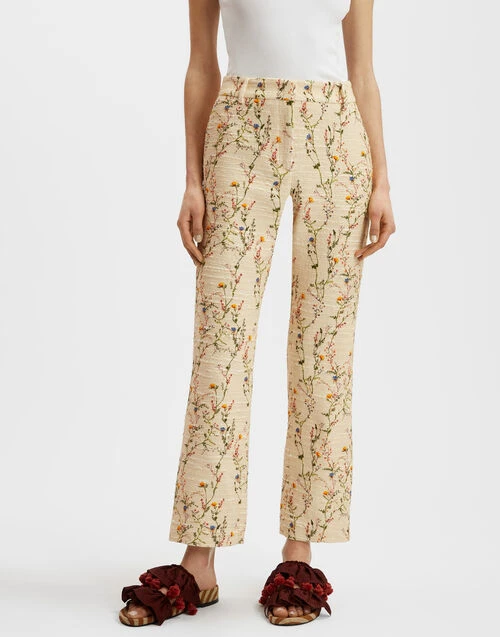 24/7 Pants Primavera Cream In Tweed 3 24/7 Pants Primavera Cream In Tweed - Image 3