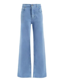 Better Than Your Boyfriend Jeans Light Blue In Denim -Fashion Clothing TRO0091DEN001SOLID BU01 8