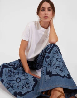 Better Than Your Boyfriend Jeans Partenope Navy In Denim -Fashion Clothing TRO0091DEN002PRT03 BU06 3