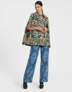 Better Than Your Boyfriend's Jeans Bast Blue In Laser-Printed Denim -Fashion Clothing TRO0091DEN006BAS02 BU03 4