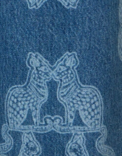 Better Than Your Boyfriend's Jeans Bast Blue In Laser-Printed Denim -Fashion Clothing TRO0091DEN006BAS02 BU03 7