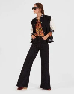 Flare Jeans Corte Black In Denim -Fashion Clothing TRO0096DEN001CRT04 BL01 2