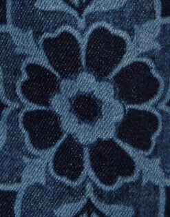 Flare Jeans Partenope Navy In Denim -Fashion Clothing TRO0096DEN002PRT02 BU06 10