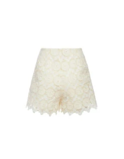 Margarita Shorts Evil Eye Ivory In Macrame -Fashion Clothing TRO0112EMB032EVI01 WH04 8