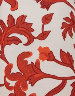 Pull-Up Shorts Dragonflower Mini Red In Summer Poplin -Fashion Clothing TRO0117COT039DRE02 RE01 7