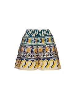 Pull-Up Shorts Casareale Small Placèe Cream In Summer Poplin -Fashion Clothing TRO0117COT039REA02 WH03 4