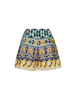 Pull-Up Shorts Casareale Small Placèe Cream In Summer Poplin -Fashion Clothing TRO0117COT039REA02 WH03 5