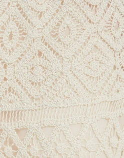 Lacey Palazzo Pants Plaza Cream In Macramé -Fashion Clothing TRO0125JCQ080PLA03 WH03 9