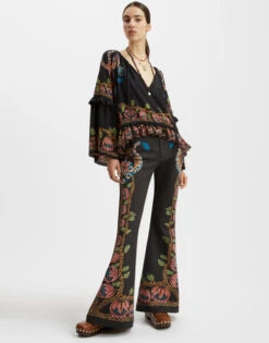 Superflare Jeans Eve Black In Denim