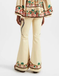 Superflare Jeans Eve Ecru In Denim -Fashion Clothing TRO0126DEN001EEC01 BR05 2